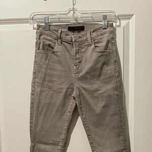 J Brand gray skinny jeans -- size 24